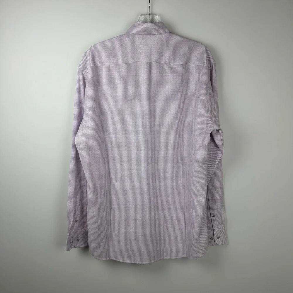 Eton Men's Purple Dress Shirt - Picture 2 of 3